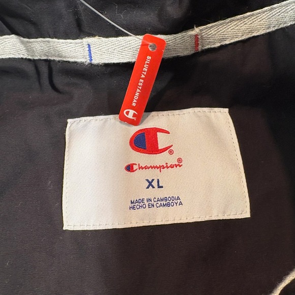 Champion Mens Gameday Full Zip Jacket Black X-Large New - Picture 4 of 6